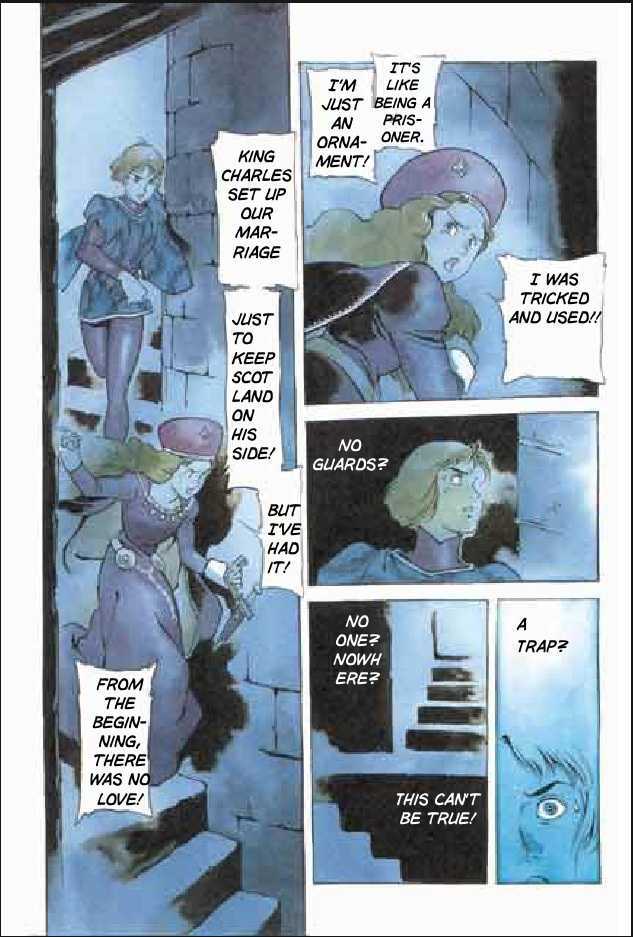 Joan Chapter 3.1 page 144 - Vol.3 Chapter 1 : 1 Agnes \ 2 Alencon \ 3 Marguerite \ 4 Feu de la Pucelle (Joan's...