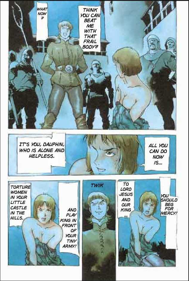 Joan Chapter 3.1 page 157 - Vol.3 Chapter 1 : 1 Agnes \ 2 Alencon \ 3 Marguerite \ 4 Feu de la Pucelle (Joan's...