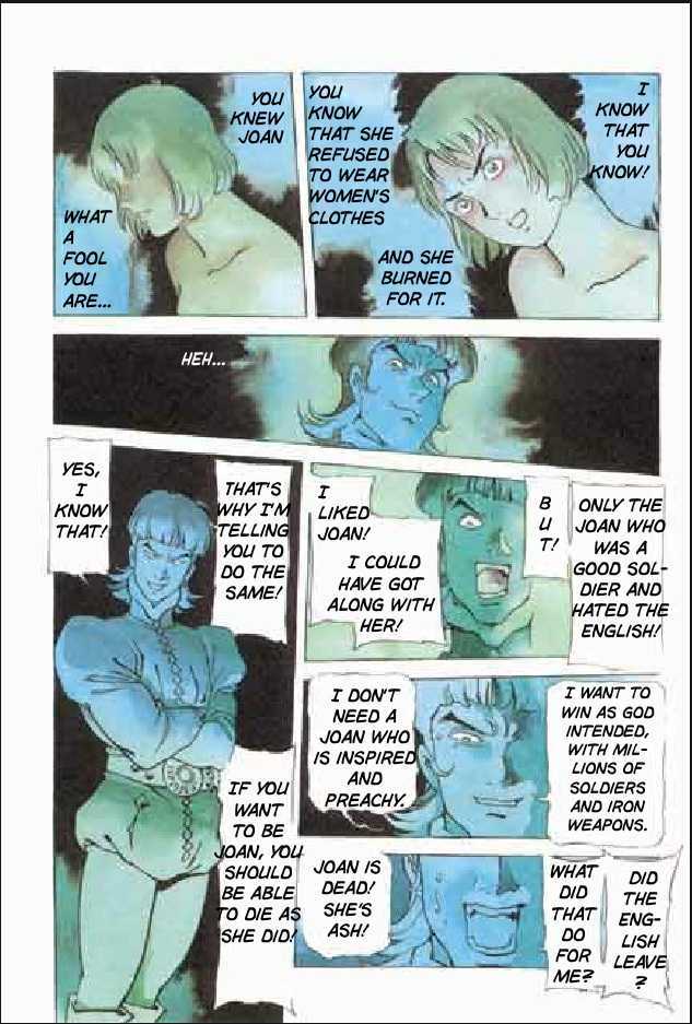 Joan Chapter 3.1 page 160 - Vol.3 Chapter 1 : 1 Agnes \ 2 Alencon \ 3 Marguerite \ 4 Feu de la Pucelle (Joan's...