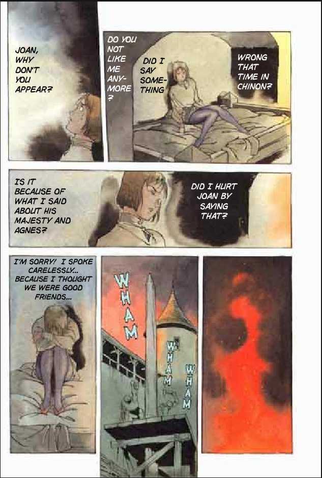 Joan Chapter 3.1 page 167 - Vol.3 Chapter 1 : 1 Agnes \ 2 Alencon \ 3 Marguerite \ 4 Feu de la Pucelle (Joan's...