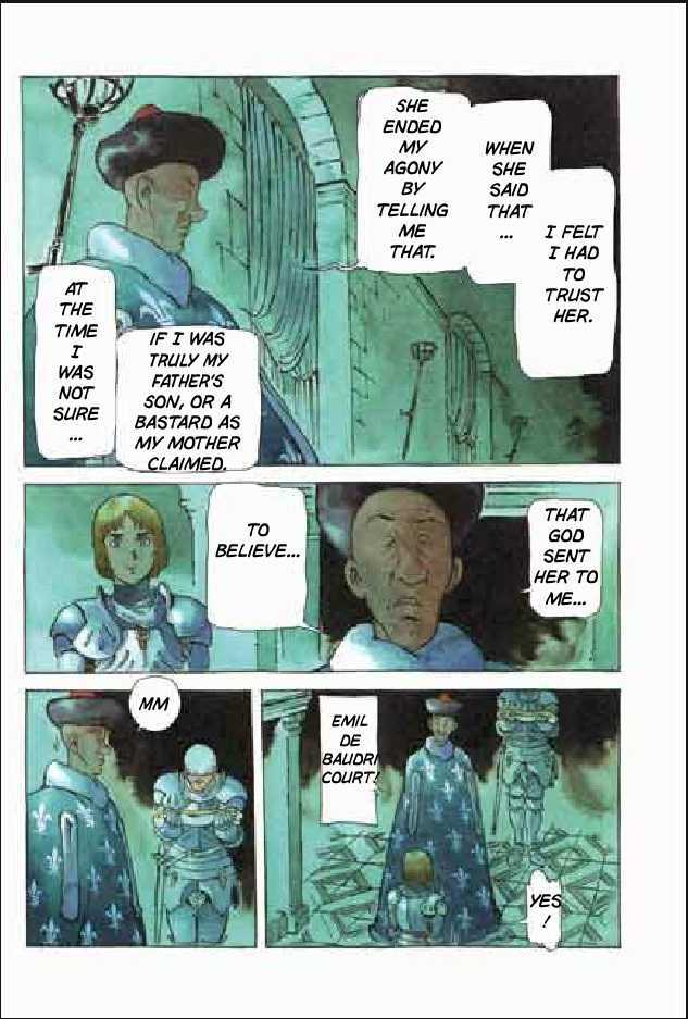 Joan Chapter 3.1 page 17 - Vol.3 Chapter 1 : 1 Agnes \ 2 Alencon \ 3 Marguerite \ 4 Feu de la Pucelle (Joan's...