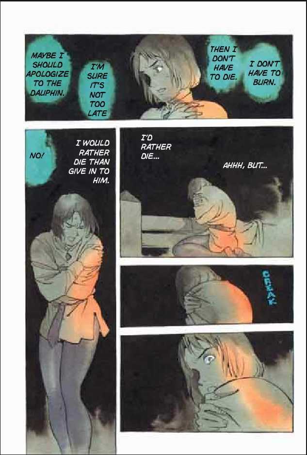Joan Chapter 3.1 page 170 - Vol.3 Chapter 1 : 1 Agnes \ 2 Alencon \ 3 Marguerite \ 4 Feu de la Pucelle (Joan's...