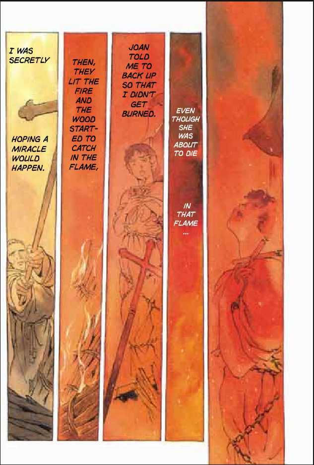Joan Chapter 3.1 page 177 - Vol.3 Chapter 1 : 1 Agnes \ 2 Alencon \ 3 Marguerite \ 4 Feu de la Pucelle (Joan's...