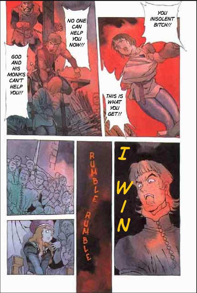 Joan Chapter 3.1 page 191 - Vol.3 Chapter 1 : 1 Agnes \ 2 Alencon \ 3 Marguerite \ 4 Feu de la Pucelle (Joan's...