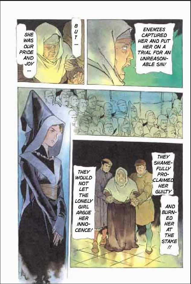Joan Chapter 3.1 page 208 - Vol.3 Chapter 1 : 1 Agnes \ 2 Alencon \ 3 Marguerite \ 4 Feu de la Pucelle (Joan's...