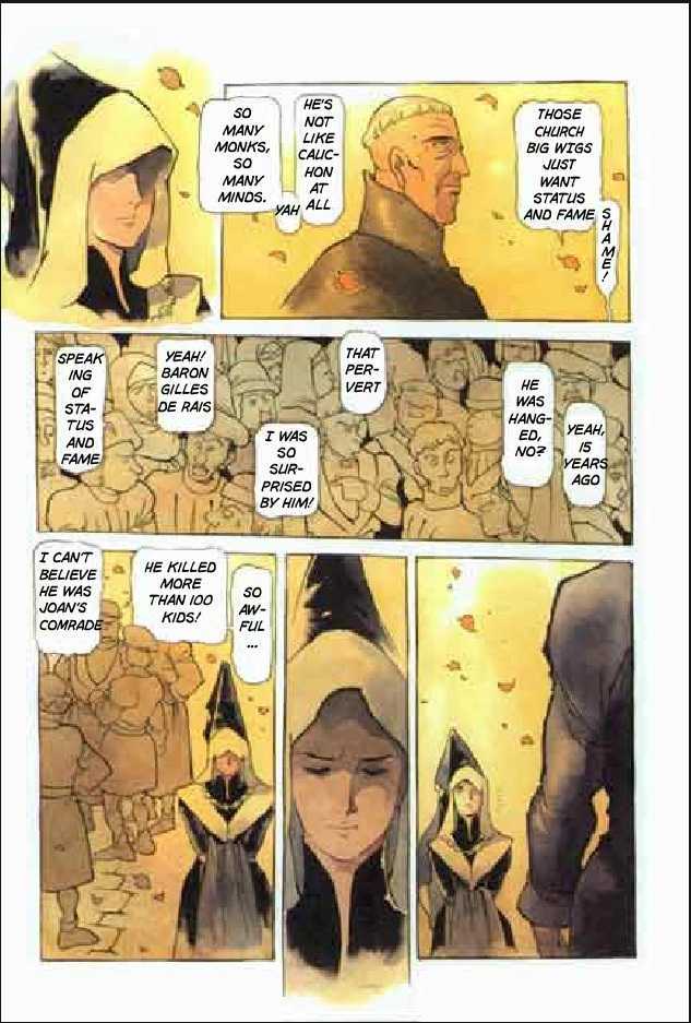 Joan Chapter 3.1 page 211 - Vol.3 Chapter 1 : 1 Agnes \ 2 Alencon \ 3 Marguerite \ 4 Feu de la Pucelle (Joan's...