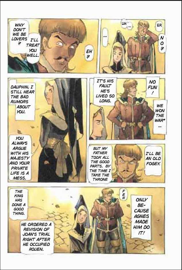 Joan Chapter 3.1 page 215 - Vol.3 Chapter 1 : 1 Agnes \ 2 Alencon \ 3 Marguerite \ 4 Feu de la Pucelle (Joan's...