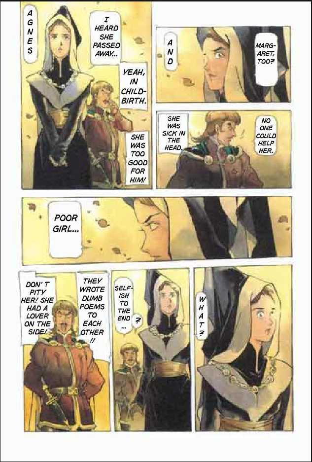 Joan Chapter 3.1 page 216 - Vol.3 Chapter 1 : 1 Agnes \ 2 Alencon \ 3 Marguerite \ 4 Feu de la Pucelle (Joan's...