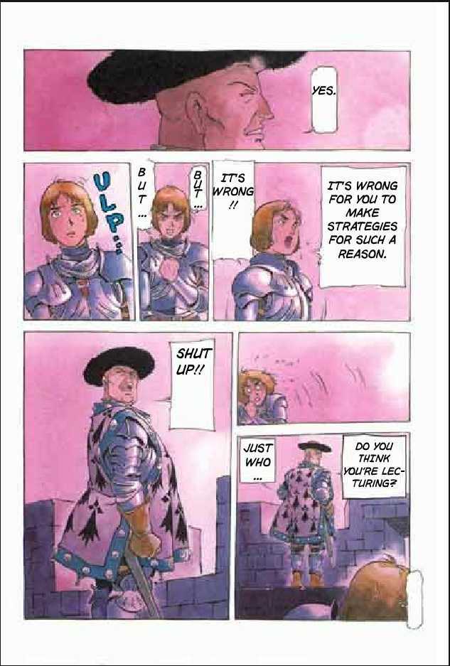 Joan Chapter 3.1 page 22 - Vol.3 Chapter 1 : 1 Agnes \ 2 Alencon \ 3 Marguerite \ 4 Feu de la Pucelle (Joan's...