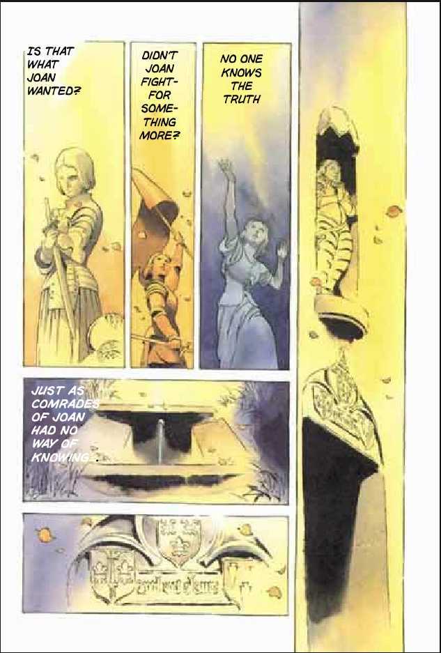 Joan Chapter 3.1 page 223 - Vol.3 Chapter 1 : 1 Agnes \ 2 Alencon \ 3 Marguerite \ 4 Feu de la Pucelle (Joan's...