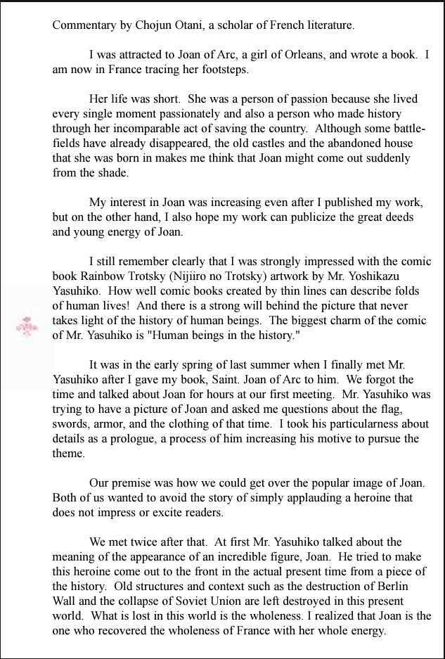 Joan Chapter 3.1 page 225 - Vol.3 Chapter 1 : 1 Agnes \ 2 Alencon \ 3 Marguerite \ 4 Feu de la Pucelle (Joan's...