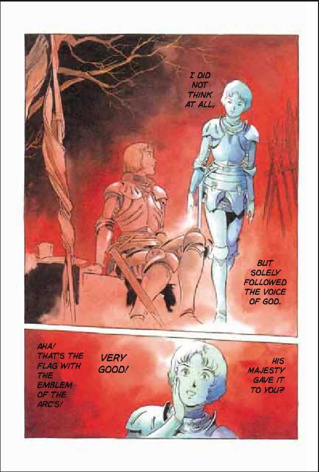 Joan Chapter 3.1 page 26 - Vol.3 Chapter 1 : 1 Agnes \ 2 Alencon \ 3 Marguerite \ 4 Feu de la Pucelle (Joan's...