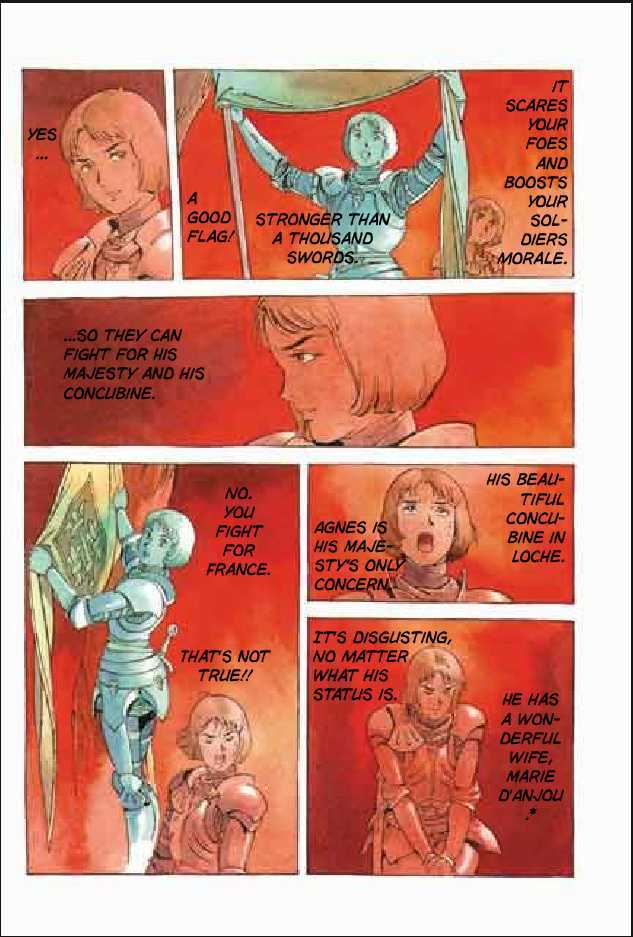 Joan Chapter 3.1 page 27 - Vol.3 Chapter 1 : 1 Agnes \ 2 Alencon \ 3 Marguerite \ 4 Feu de la Pucelle (Joan's...