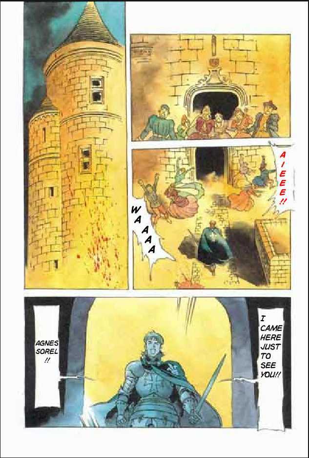Joan Chapter 3.1 page 38 - Vol.3 Chapter 1 : 1 Agnes \ 2 Alencon \ 3 Marguerite \ 4 Feu de la Pucelle (Joan's...
