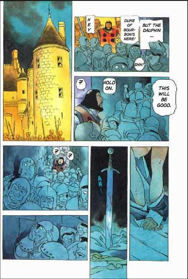 Joan Chapter 3.1 page 43 - Vol.3 Chapter 1 : 1 Agnes \ 2 Alencon \ 3 Marguerite \ 4 Feu de la Pucelle (Joan's...