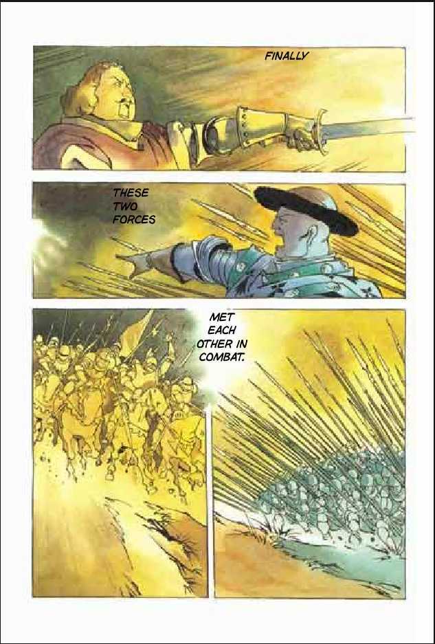 Joan Chapter 3.1 page 46 - Vol.3 Chapter 1 : 1 Agnes \ 2 Alencon \ 3 Marguerite \ 4 Feu de la Pucelle (Joan's...