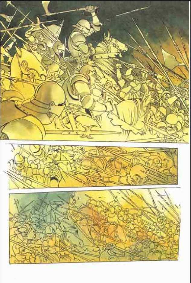 Joan Chapter 3.1 page 47 - Vol.3 Chapter 1 : 1 Agnes \ 2 Alencon \ 3 Marguerite \ 4 Feu de la Pucelle (Joan's...