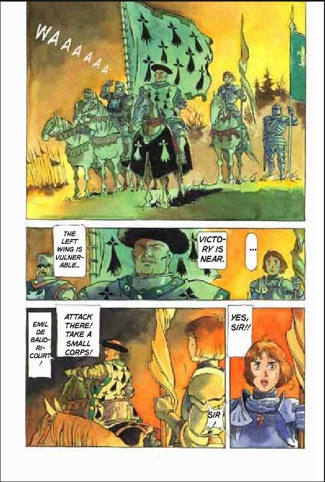 Joan Chapter 3.1 page 50 - Vol.3 Chapter 1 : 1 Agnes \ 2 Alencon \ 3 Marguerite \ 4 Feu de la Pucelle (Joan's...
