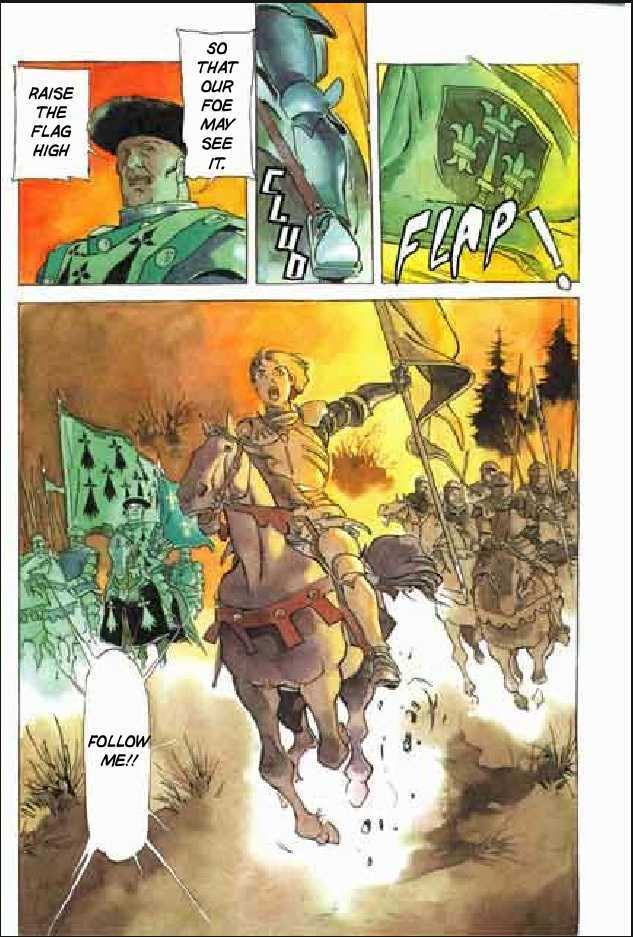 Joan Chapter 3.1 page 51 - Vol.3 Chapter 1 : 1 Agnes \ 2 Alencon \ 3 Marguerite \ 4 Feu de la Pucelle (Joan's...