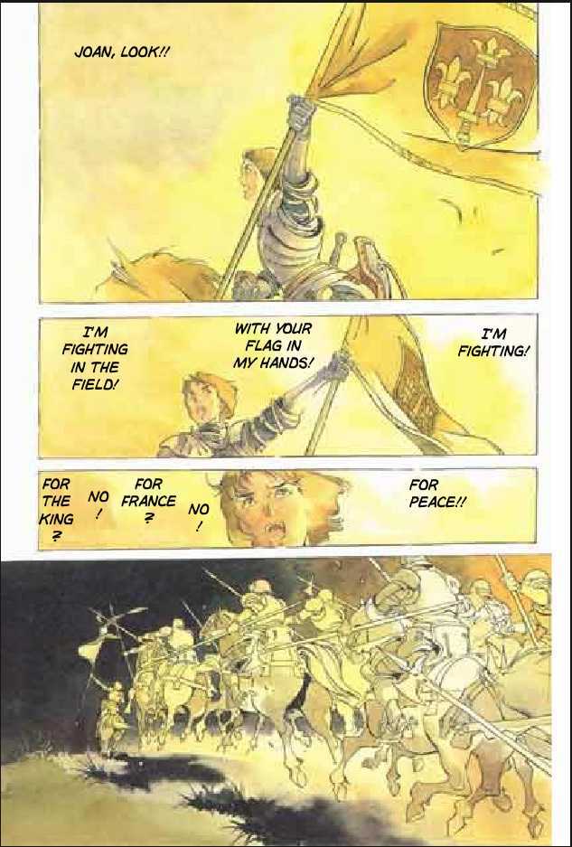 Joan Chapter 3.1 page 52 - Vol.3 Chapter 1 : 1 Agnes \ 2 Alencon \ 3 Marguerite \ 4 Feu de la Pucelle (Joan's...