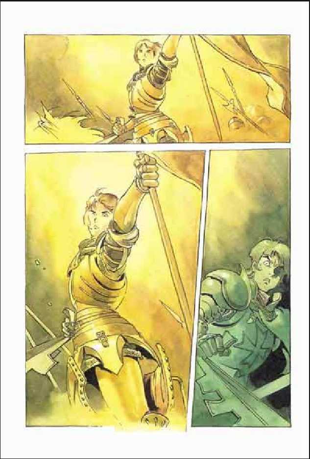 Joan Chapter 3.1 page 56 - Vol.3 Chapter 1 : 1 Agnes \ 2 Alencon \ 3 Marguerite \ 4 Feu de la Pucelle (Joan's...