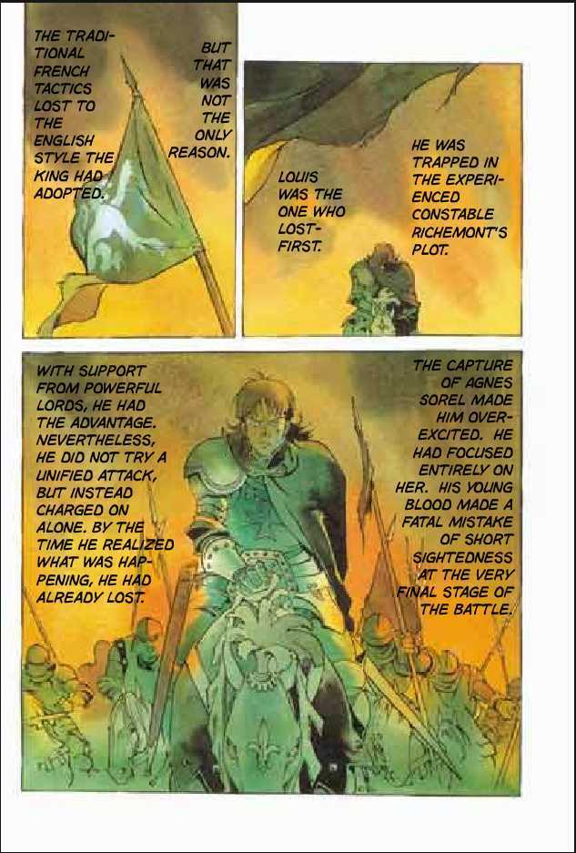 Joan Chapter 3.1 page 59 - Vol.3 Chapter 1 : 1 Agnes \ 2 Alencon \ 3 Marguerite \ 4 Feu de la Pucelle (Joan's...