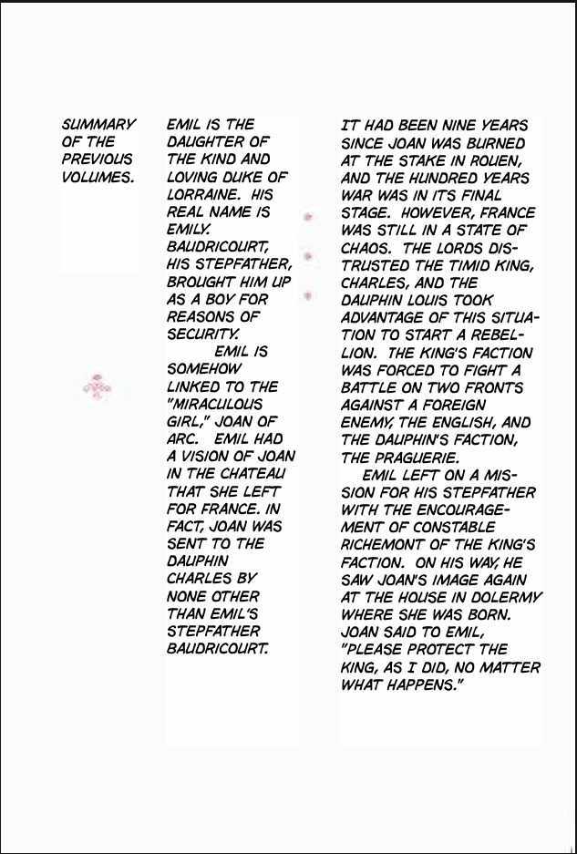 Joan Chapter 3.1 page 6 - Vol.3 Chapter 1 : 1 Agnes \ 2 Alencon \ 3 Marguerite \ 4 Feu de la Pucelle (Joan's...