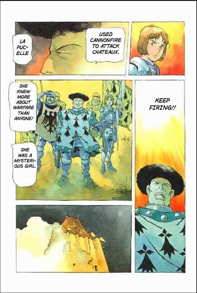 Joan Chapter 3.1 page 64 - Vol.3 Chapter 1 : 1 Agnes \ 2 Alencon \ 3 Marguerite \ 4 Feu de la Pucelle (Joan's...