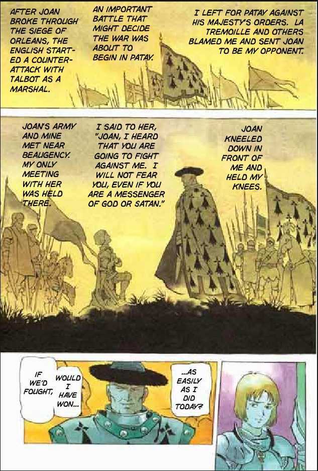 Joan Chapter 3.1 page 66 - Vol.3 Chapter 1 : 1 Agnes \ 2 Alencon \ 3 Marguerite \ 4 Feu de la Pucelle (Joan's...