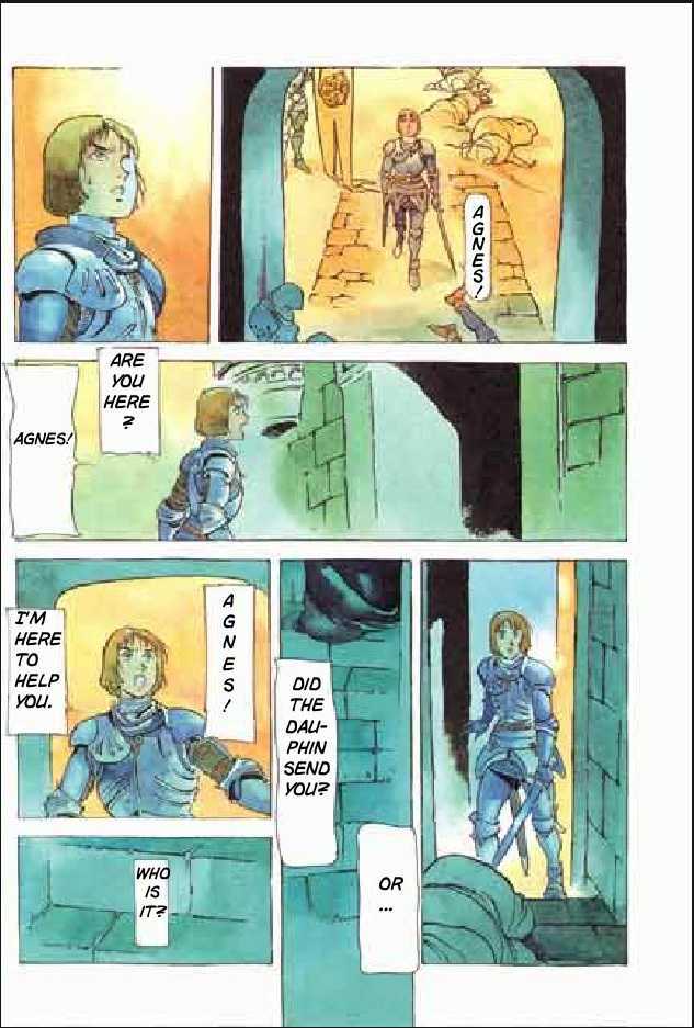 Joan Chapter 3.1 page 71 - Vol.3 Chapter 1 : 1 Agnes \ 2 Alencon \ 3 Marguerite \ 4 Feu de la Pucelle (Joan's...