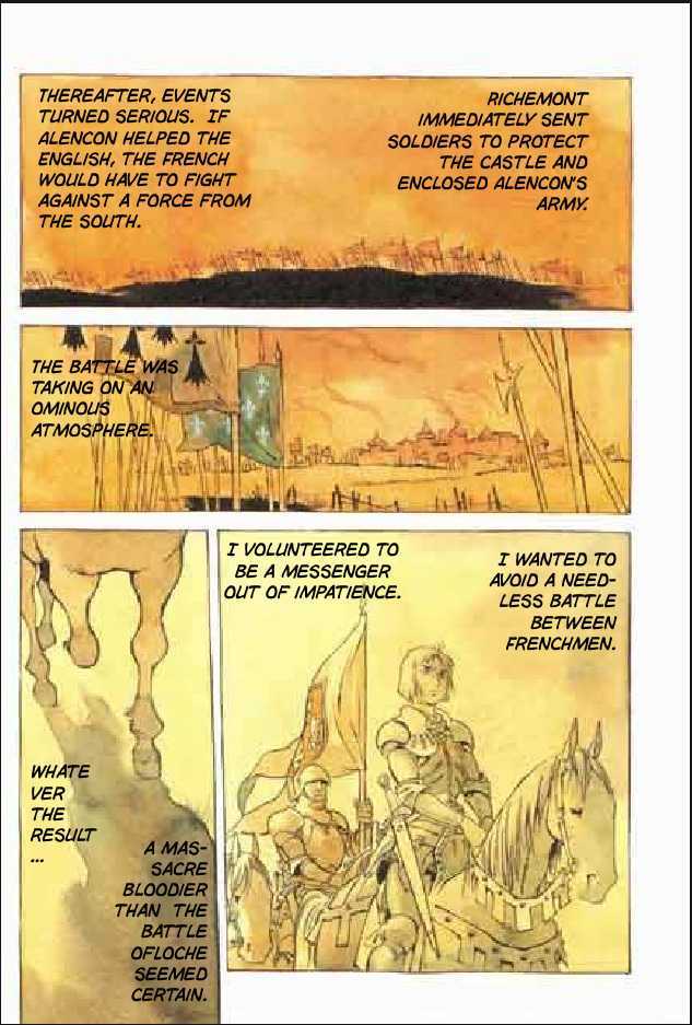Joan Chapter 3.1 page 81 - Vol.3 Chapter 1 : 1 Agnes \ 2 Alencon \ 3 Marguerite \ 4 Feu de la Pucelle (Joan's...