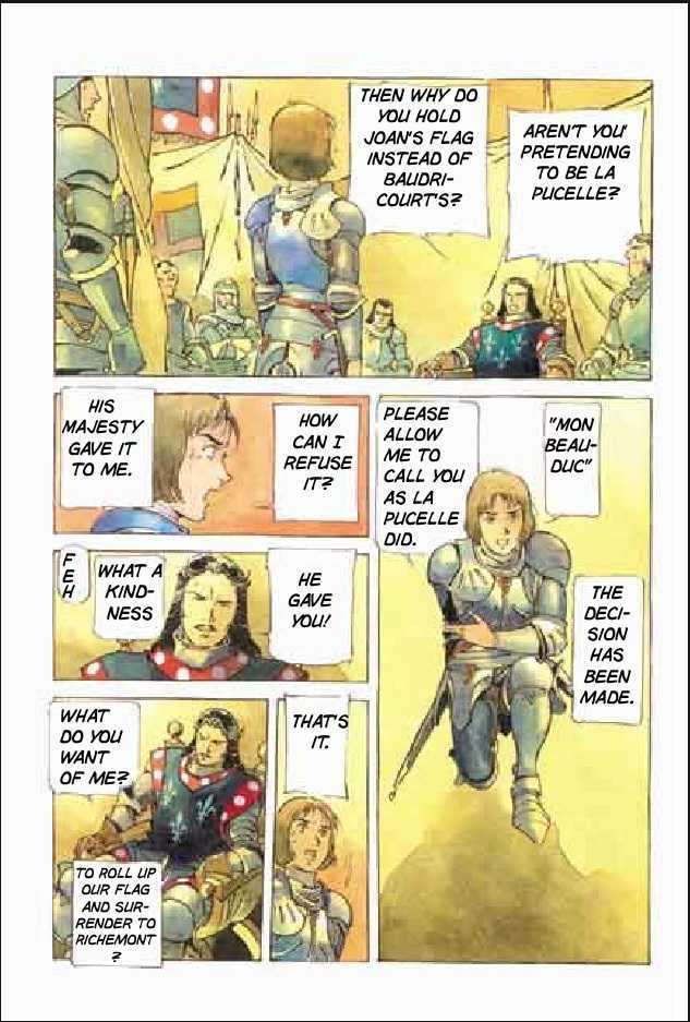 Joan Chapter 3.1 page 84 - Vol.3 Chapter 1 : 1 Agnes \ 2 Alencon \ 3 Marguerite \ 4 Feu de la Pucelle (Joan's...