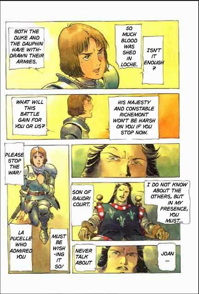 Joan Chapter 3.1 page 85 - Vol.3 Chapter 1 : 1 Agnes \ 2 Alencon \ 3 Marguerite \ 4 Feu de la Pucelle (Joan's...