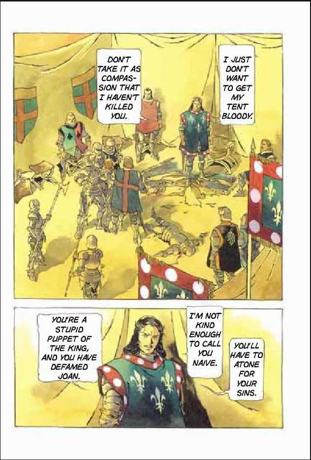 Joan Chapter 3.1 page 91 - Vol.3 Chapter 1 : 1 Agnes \ 2 Alencon \ 3 Marguerite \ 4 Feu de la Pucelle (Joan's...