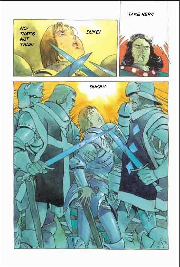 Joan Chapter 3.1 page 92 - Vol.3 Chapter 1 : 1 Agnes \ 2 Alencon \ 3 Marguerite \ 4 Feu de la Pucelle (Joan's...