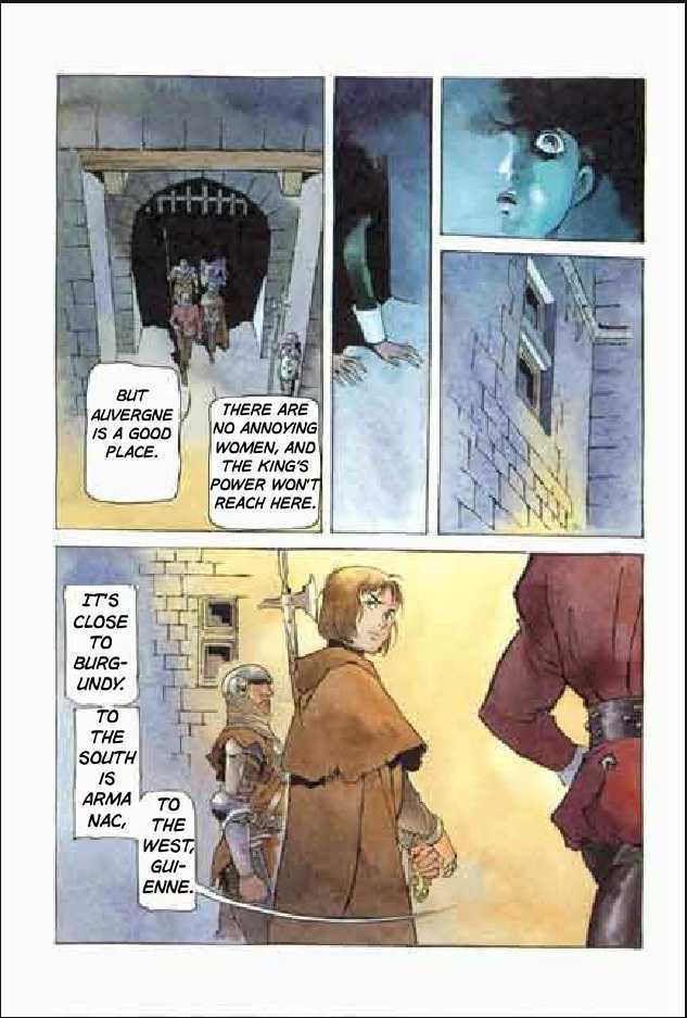 Joan Chapter 3.1 page 98 - Vol.3 Chapter 1 : 1 Agnes \ 2 Alencon \ 3 Marguerite \ 4 Feu de la Pucelle (Joan's...