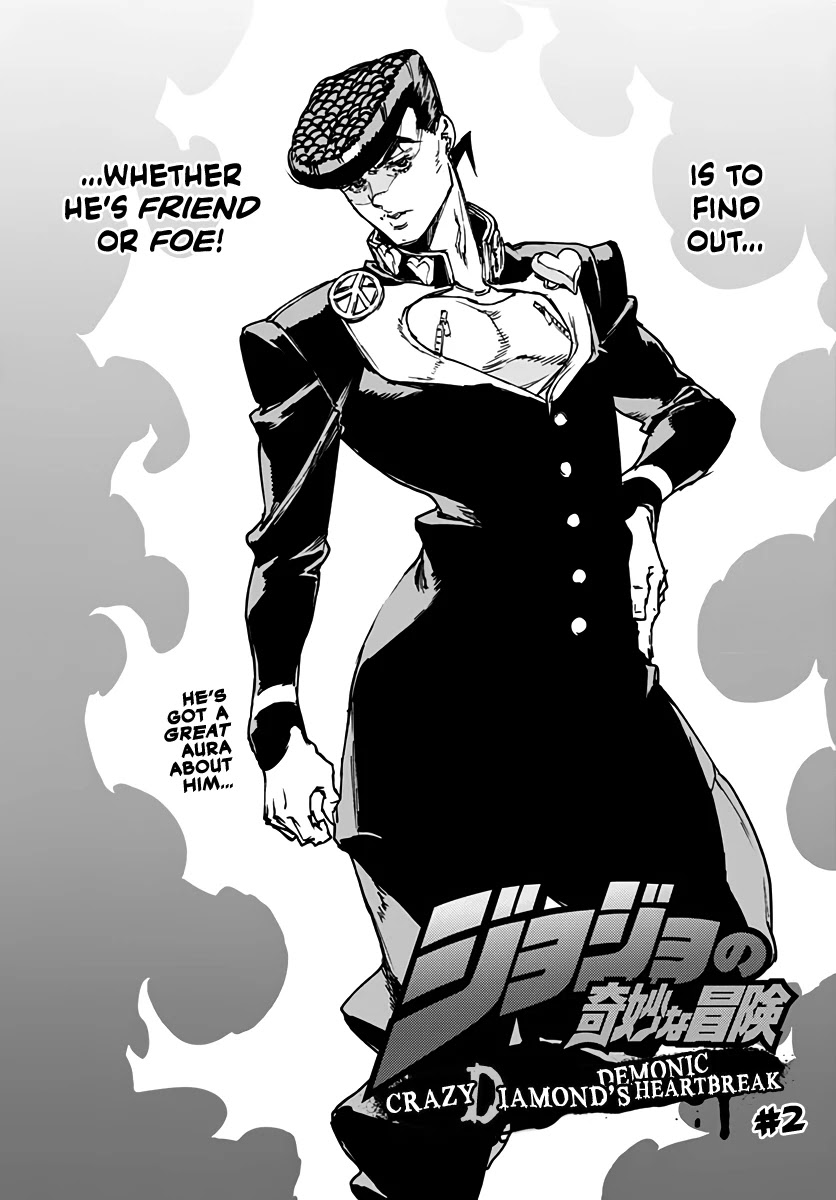 JoJo's Bizarre Adventure: Crazy Diamond's Demonic Heartbreak Chapter 2 page 3 - Chapter 2: Crazy Diamond's Demonic Heartbreak #2