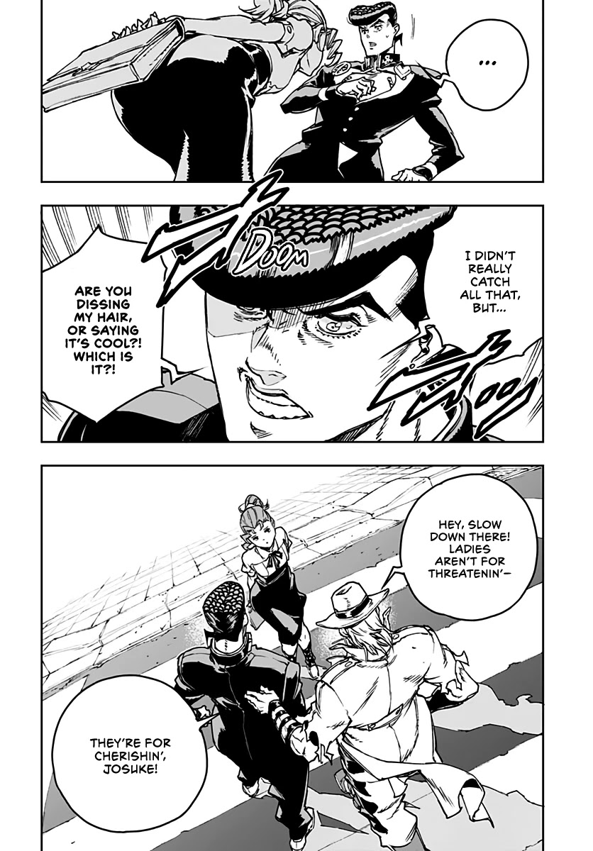 JoJo's Bizarre Adventure: Crazy Diamond's Demonic Heartbreak Chapter 3 page 12 - Chapter 3: Crazy Diamond's Demonic Heartbreak #3