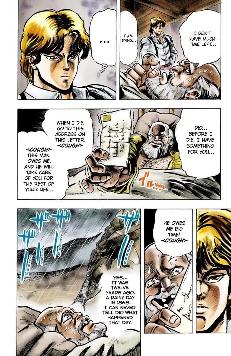 JoJo's Bizarre Adventure Part 1 - Phantom Blood (Official Colored) Chapter 1 page 13 - Chapter 1: Prologue