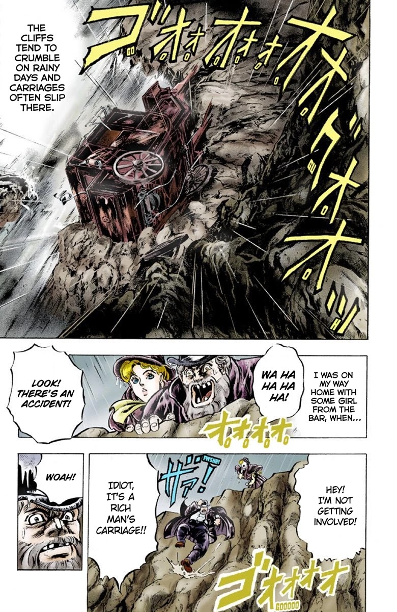 JoJo's Bizarre Adventure Part 1 - Phantom Blood (Official Colored) Chapter 1 page 14 - Chapter 1: Prologue