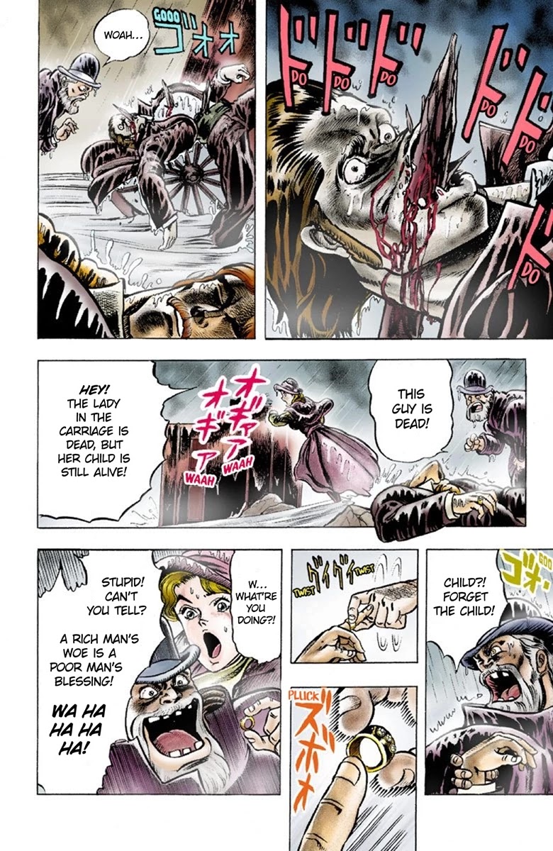 JoJo's Bizarre Adventure Part 1 - Phantom Blood (Official Colored) Chapter 1 page 15 - Chapter 1: Prologue