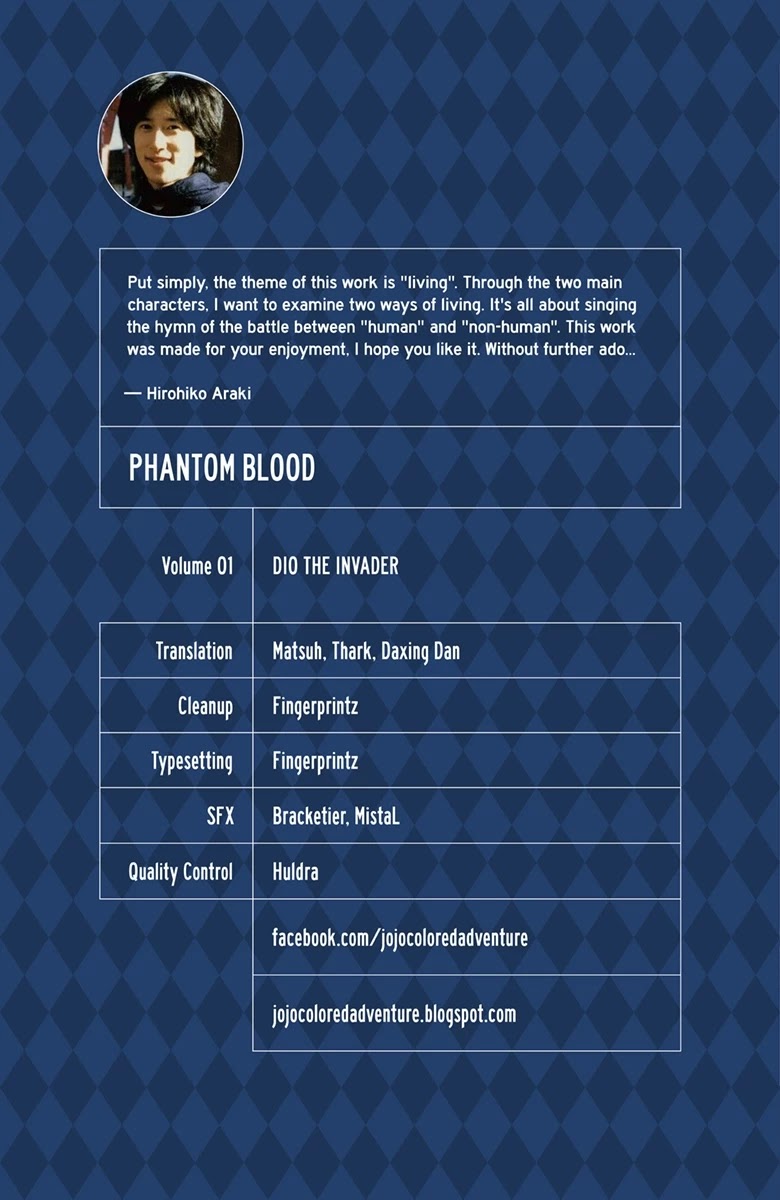 JoJo's Bizarre Adventure Part 1 - Phantom Blood (Official Colored) Chapter 1 page 2 - Chapter 1: Prologue