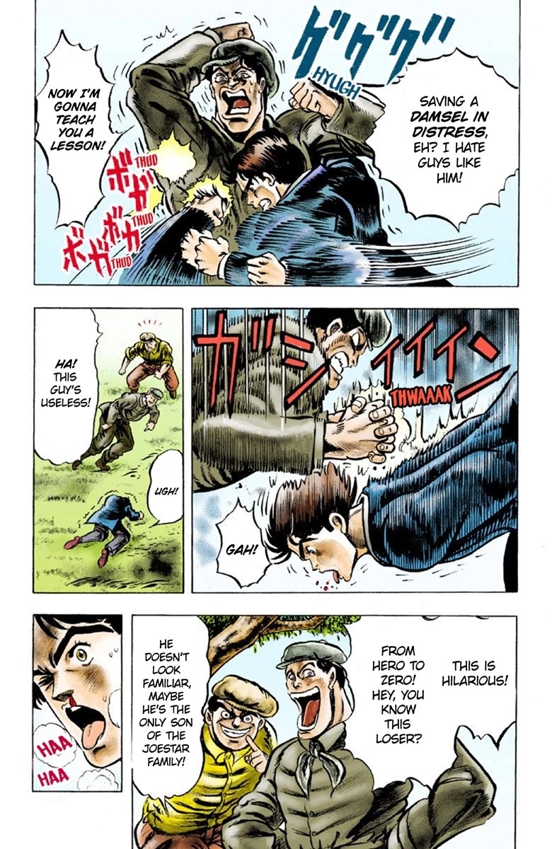 JoJo's Bizarre Adventure Part 1 - Phantom Blood (Official Colored) Chapter 1 page 24 - Chapter 1: Prologue