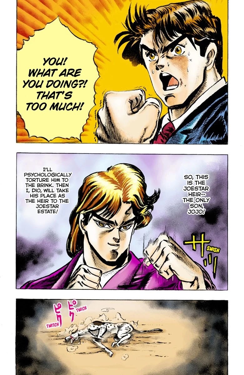 JoJo's Bizarre Adventure Part 1 - Phantom Blood (Official Colored) Chapter 1 page 34 - Chapter 1: Prologue