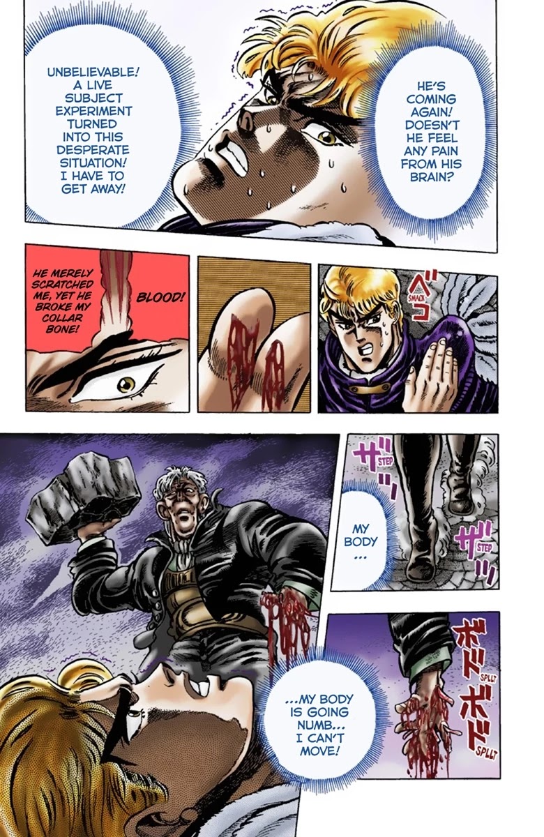 JoJo's Bizarre Adventure Part 1 - Phantom Blood (Official Colored) Chapter 10 page 13 - Chapter 10: The Stone Mask Part 3