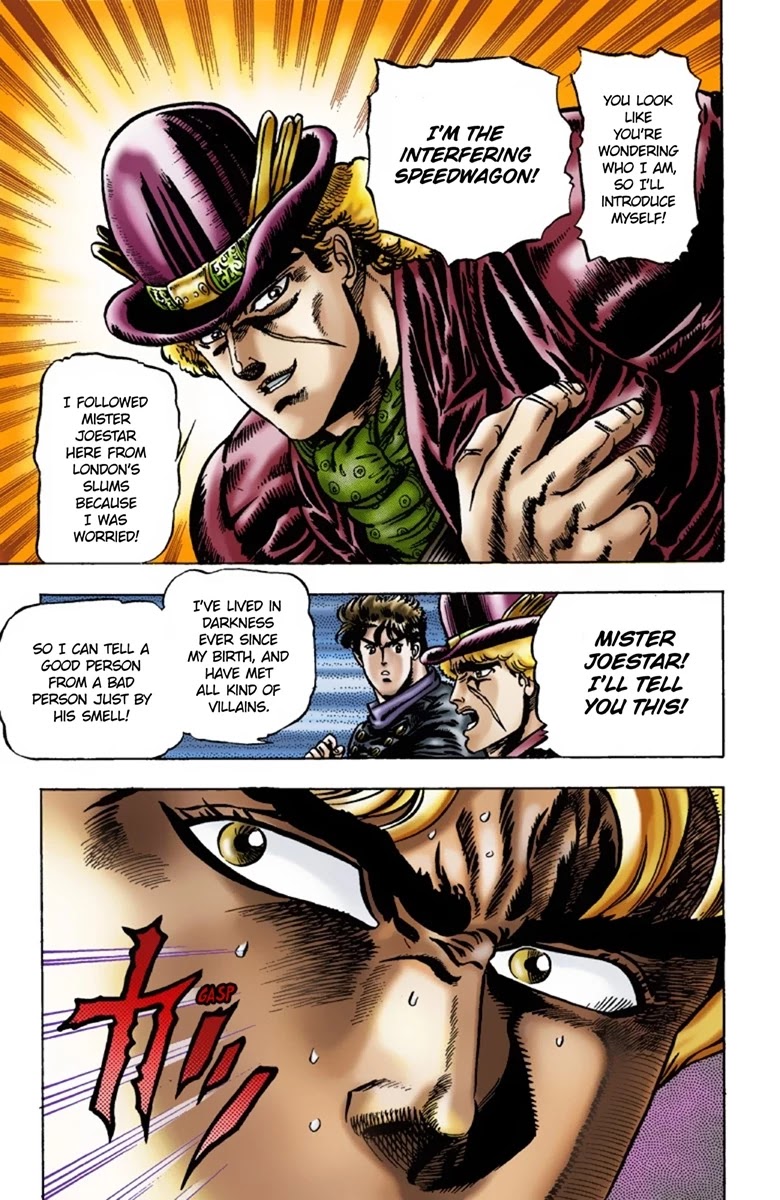 JoJo's Bizarre Adventure Part 1 - Phantom Blood (Official Colored) Chapter 11 page 10 - Chapter 11: The Stone Mask Part 4