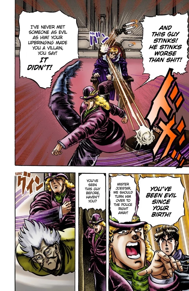 JoJo's Bizarre Adventure Part 1 - Phantom Blood (Official Colored) Chapter 11 page 11 - Chapter 11: The Stone Mask Part 4