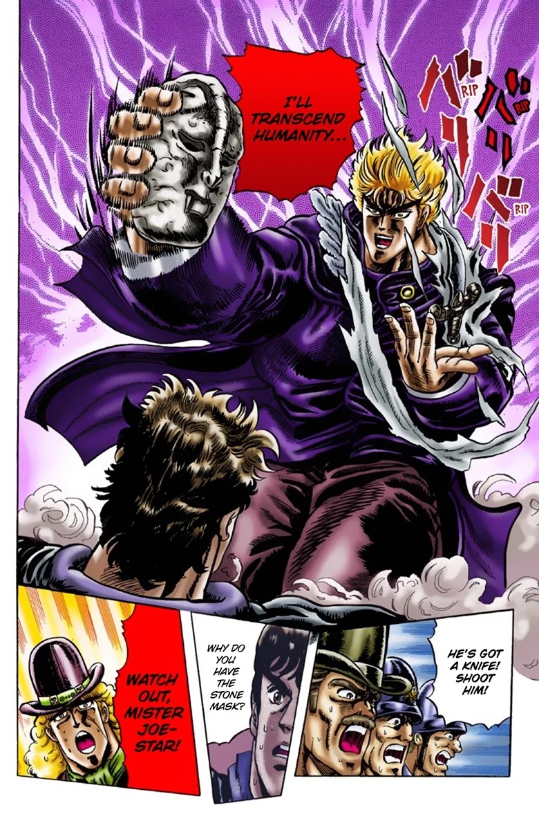 JoJo's Bizarre Adventure Part 1 - Phantom Blood (Official Colored) Chapter 11 page 17 - Chapter 11: The Stone Mask Part 4