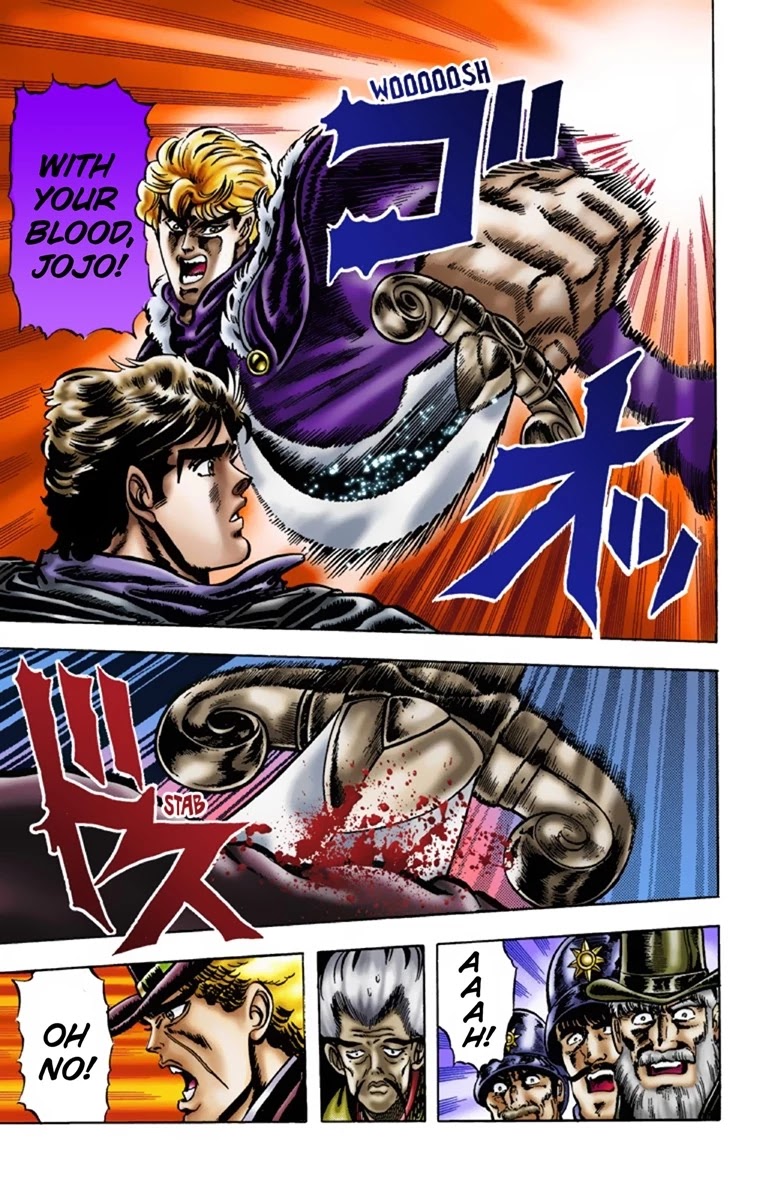 JoJo's Bizarre Adventure Part 1 - Phantom Blood (Official Colored) Chapter 11 page 18 - Chapter 11: The Stone Mask Part 4