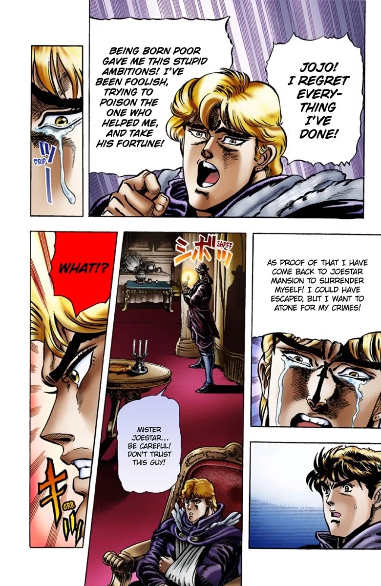 JoJo's Bizarre Adventure Part 1 - Phantom Blood (Official Colored) Chapter 11 page 9 - Chapter 11: The Stone Mask Part 4